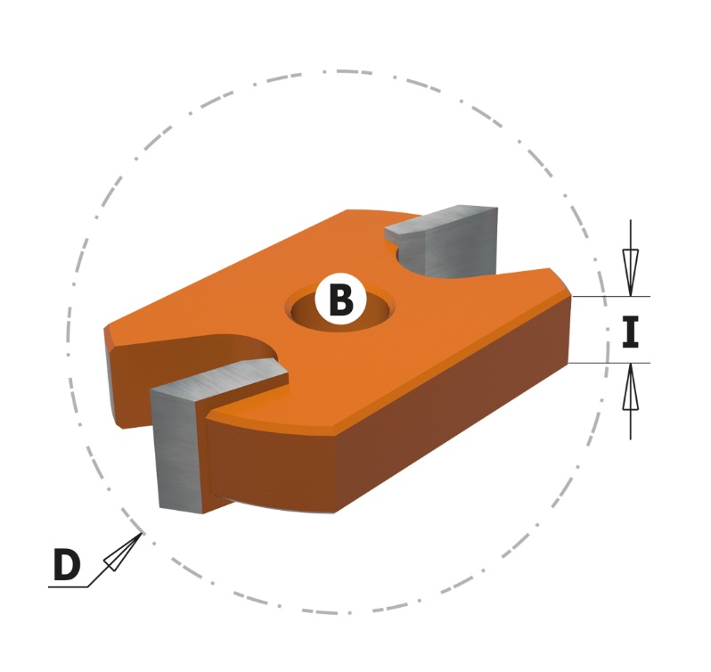 Levyjyrsin Cmt 822.026.11; D=41,2 mm; B=8 mm; I=7,14 mm