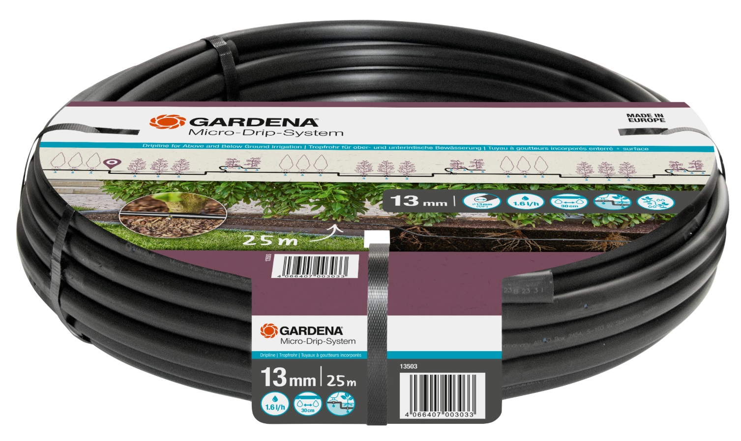 Kasteluletku Gardena 970653801; 25 m; 13 mm