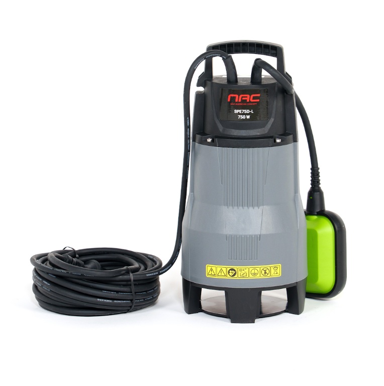 Likaveden uppopumppu Nac SPE75D-L; 750 W