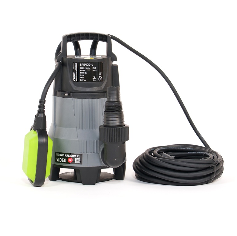 Likaveden uppopumppu Nac SPE40D-L; 400 W