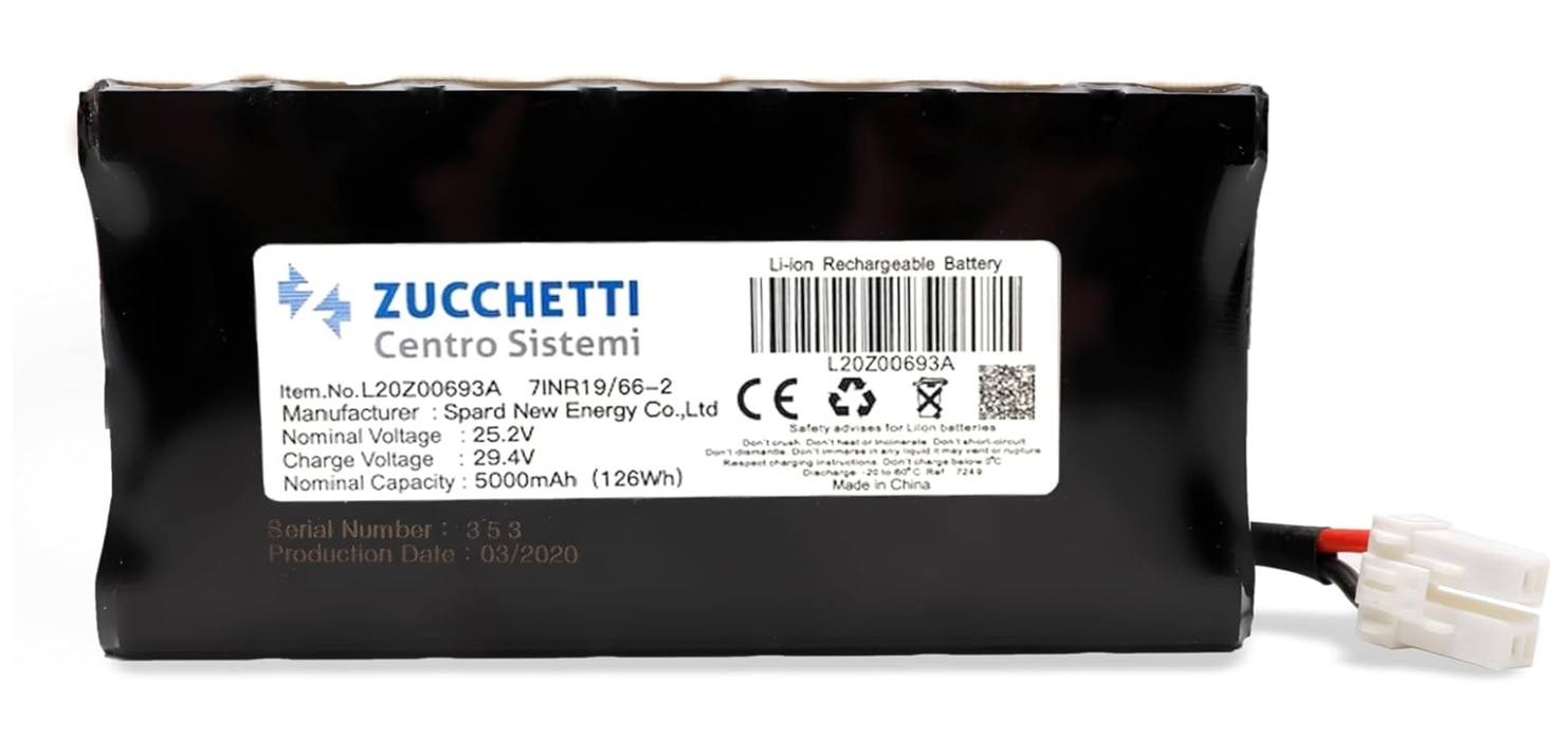 Akku WIPER L20Z00693A_R; 25,2 V; 5,0 Ah; Li-ion