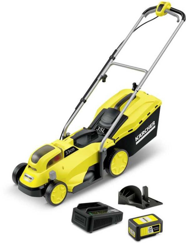 Akkukäyttöinen ruohonleikkuri Karcher LMO 18-33 Battery; 18 V; 1x2,5 Ah akku