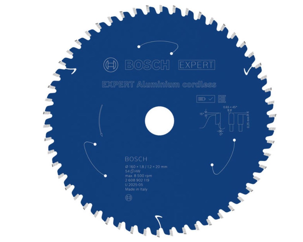 Katkaisulaikka Bosch 2608902119; 160x20x1,8 mm; Z54