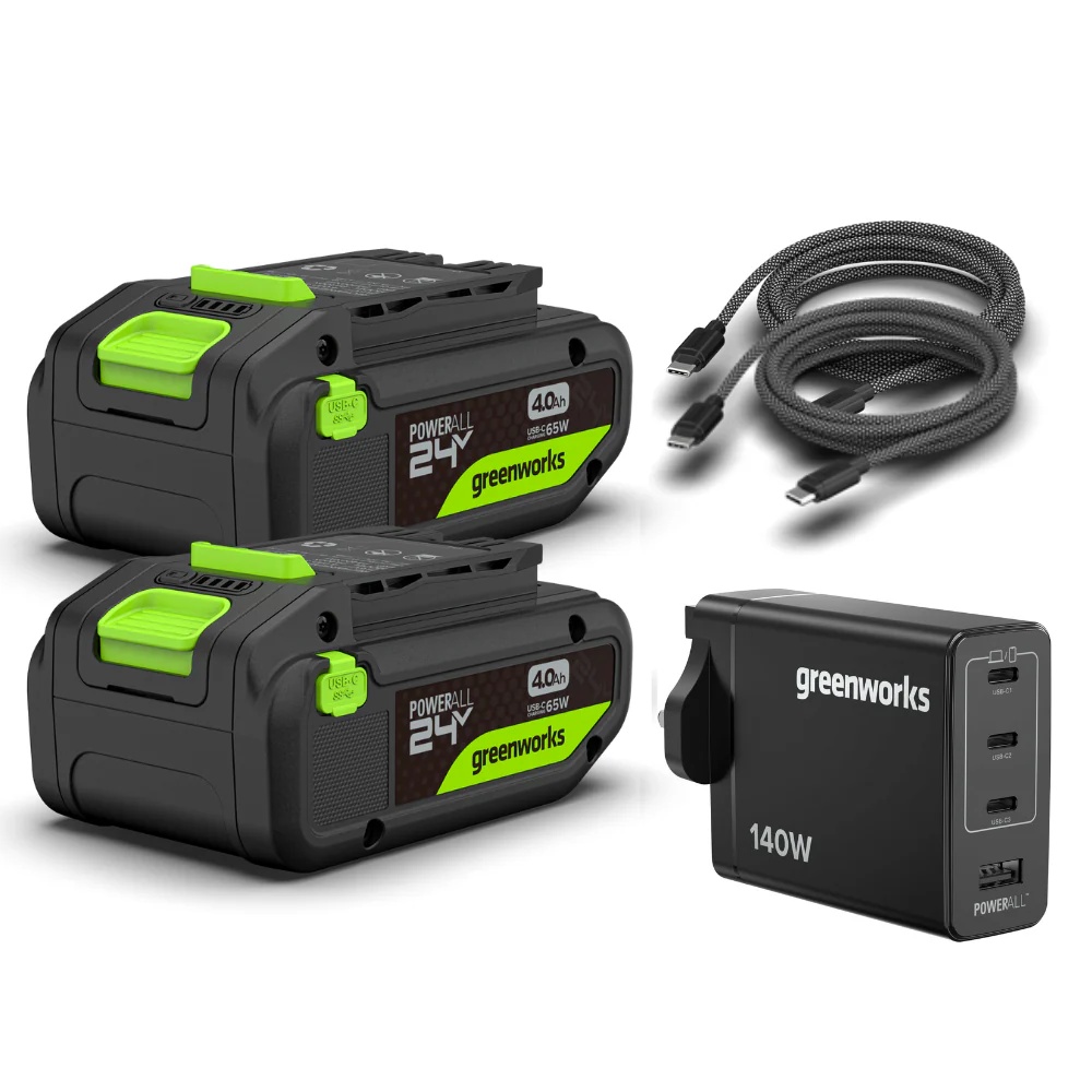 Akku Greenworks K2D8NNAA1; 24 V; 2x4,0 Ah akku