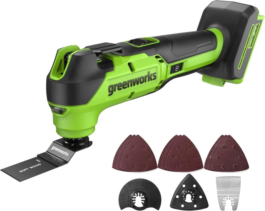 Akkumonitoimityökalu Greenworks MT332A1; 24 V (ilman akkua ja laturia)