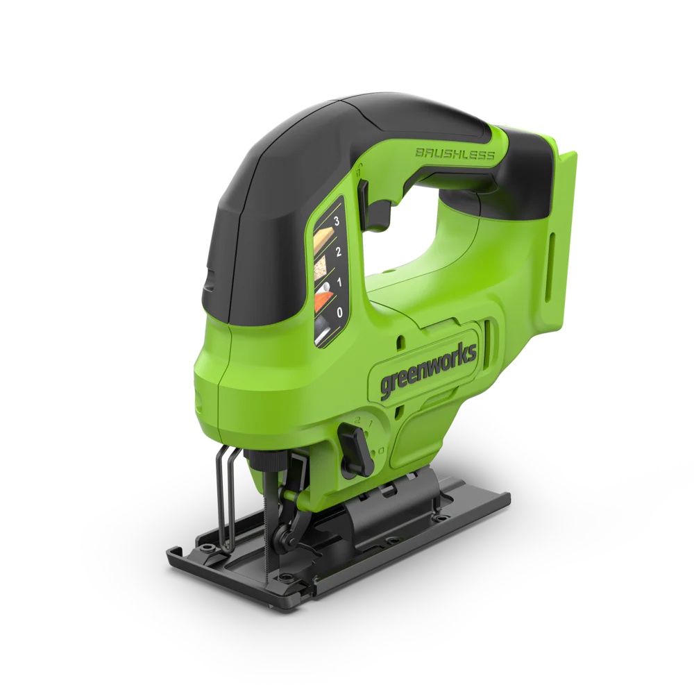Pistosaha Greenworks JS326; 24 V (ilman akkua ja laturia)
