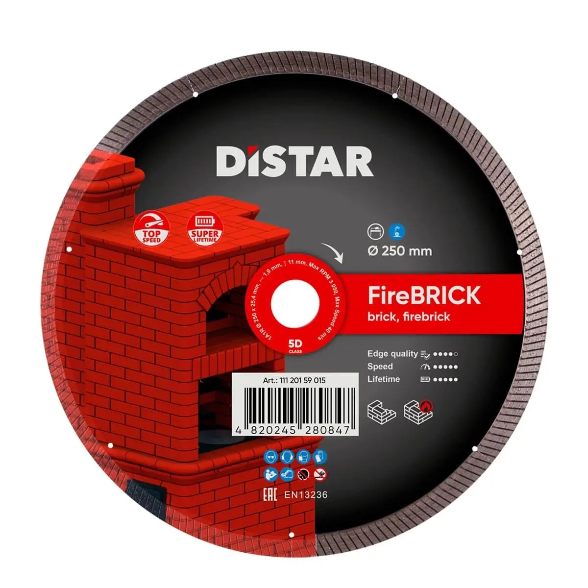 Timanttikatkaisulaikka DISTAR 11120159015; 250 mm; 1,9 mm