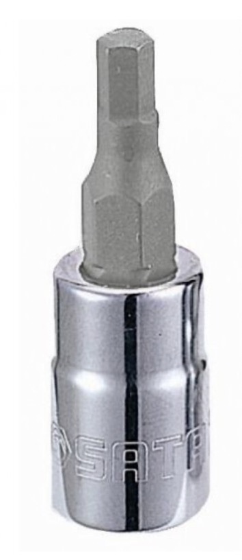 Hylsy päällä Sata S21202; 1/4''; HEX4