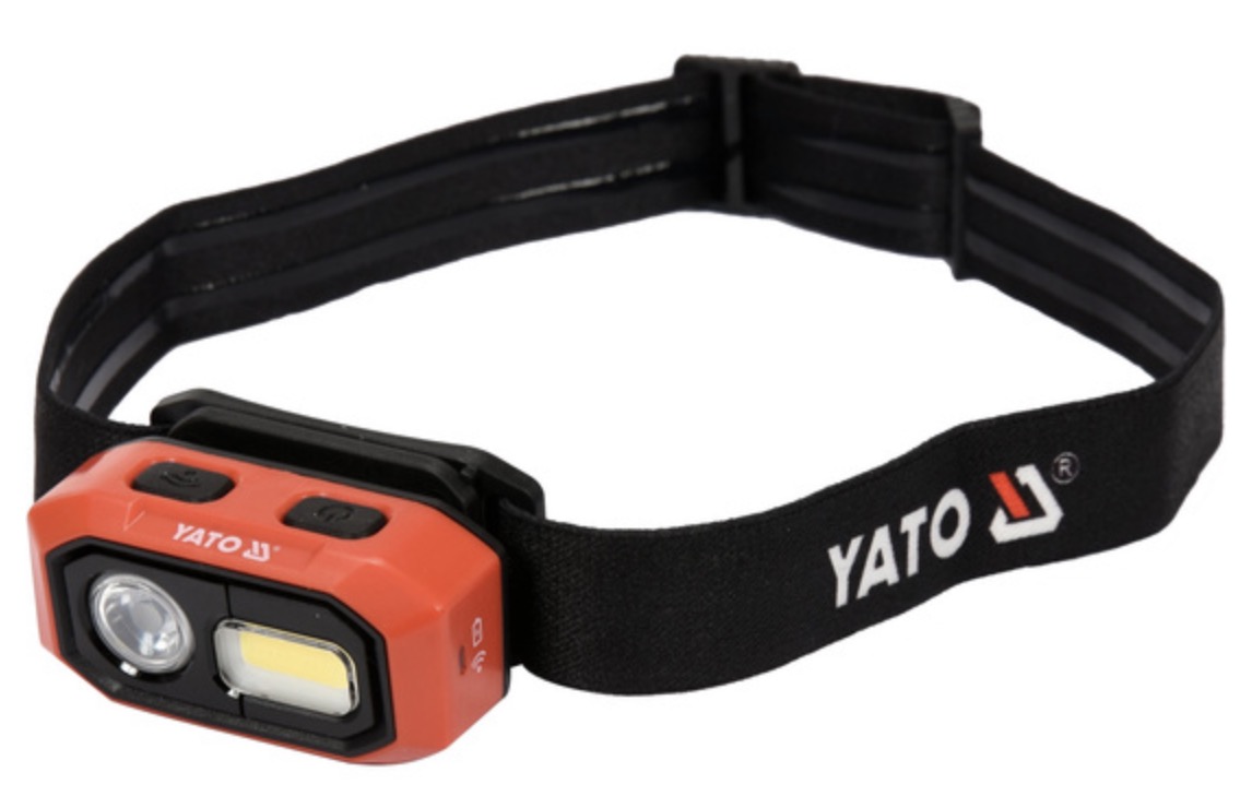 Otsalamppu Yato YT-08592; 3,7 V; 1x1,4 Ah akku