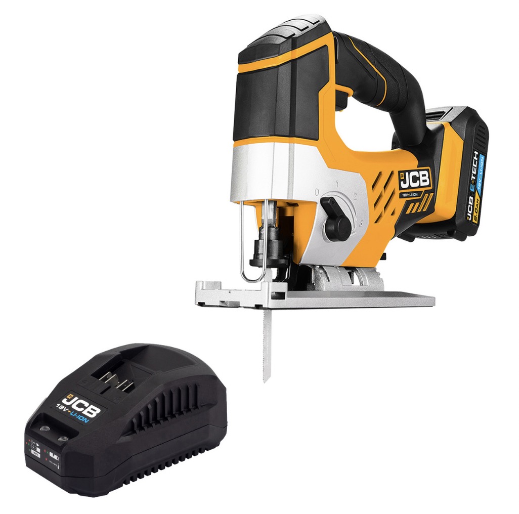 Akkupistosaha JCB 18JS-2XB-E; 18 V; 1x2,0 Ah akku