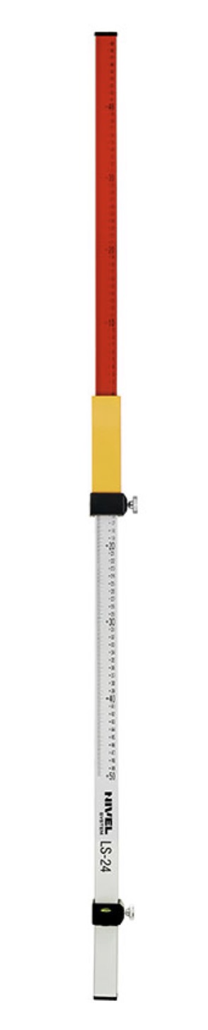 Teleskooppivaaituslatta Nivel System LS-24; 2,4 m