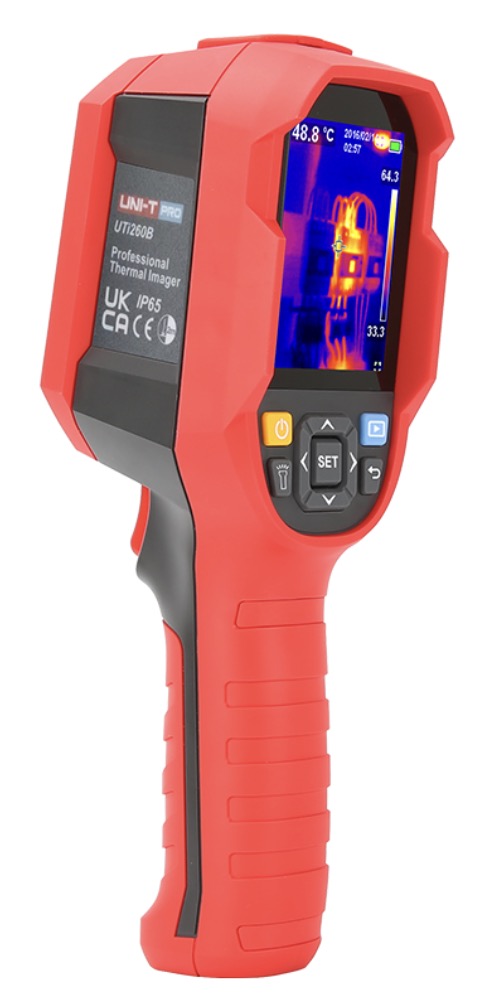 Infrapunalämpömittari UNI-T UTi260B; 3,6 V; 1x5,0 Ah akku