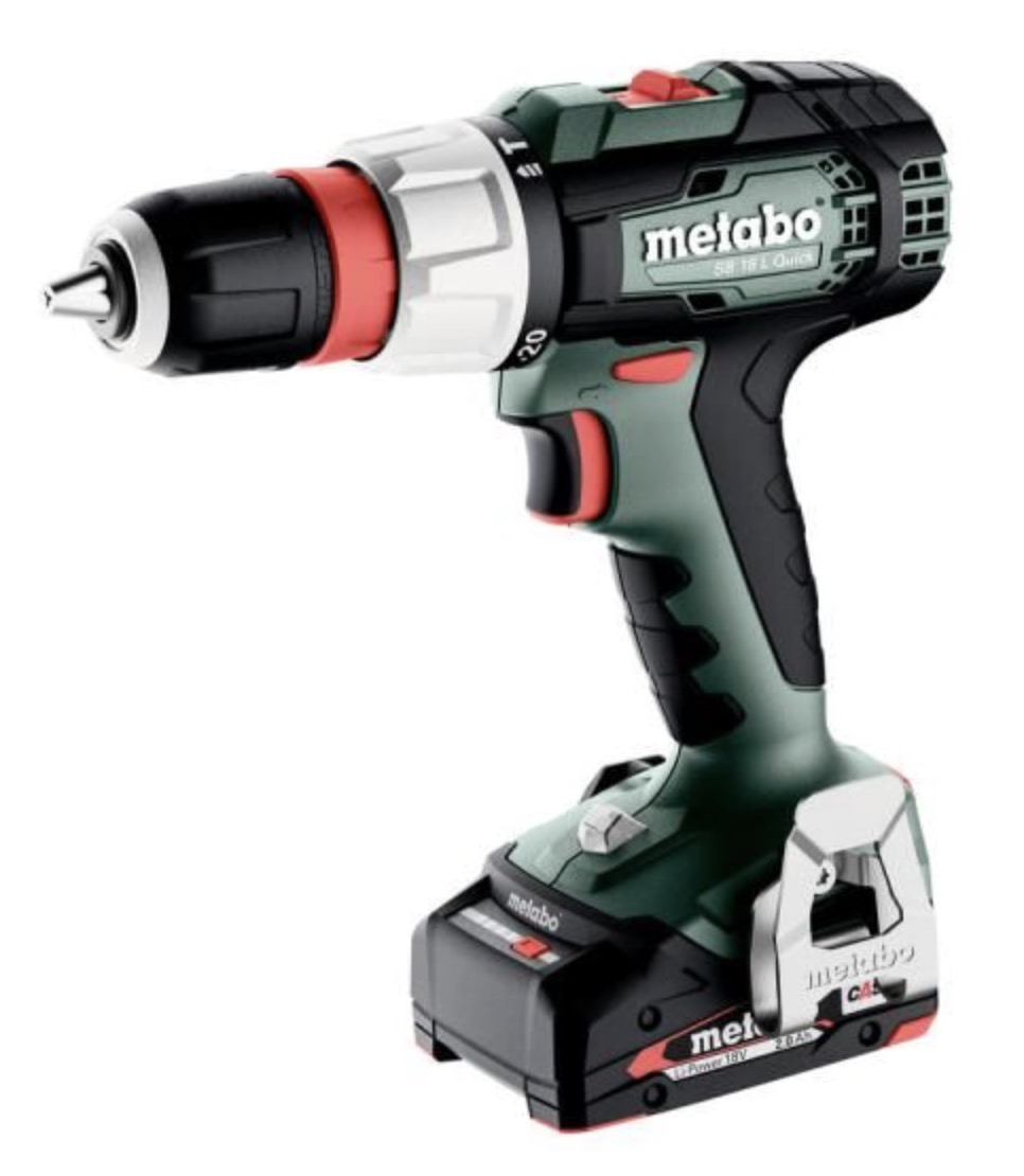 Iskupora / ruuvinväännin Metabo SB 18 L Quick; 18 V; 2x2,0 Ah akku