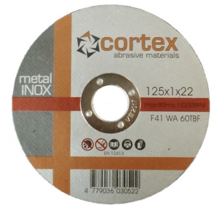 Hiova katkaisulaikka Cortex 18261; 125x1,0x22,2 mm