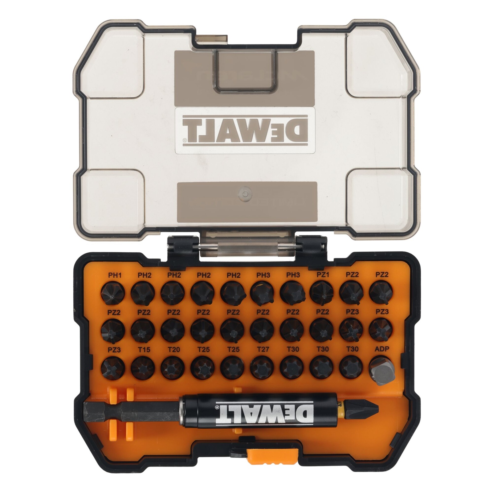 Minikoon mac-tarvikesarjat DeWalt DT70900T; 32 kpl.