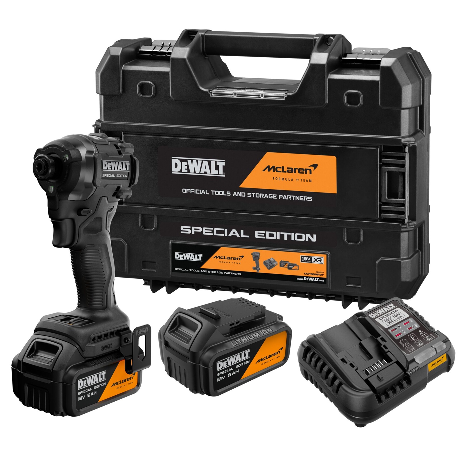 Iskuruuvinväännin DeWalt DCF86MP2T; 18 V; 2x5,0 Ah akku