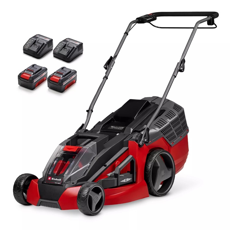Akkukäyttöinen ruohonleikkuri itsevetävä Einhell GE-CM 43 Li M Kit; 36 V; 43 cm;...