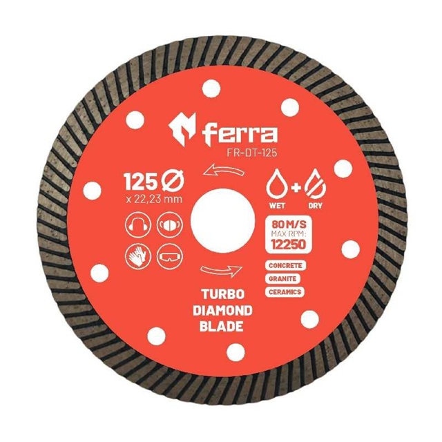 Timanttikatkaisulaikka Ferra FR-DT-125; 125 mm
