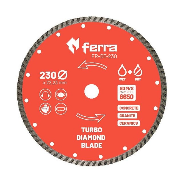 Timanttikatkaisulaikka Ferra FR-DT-230; 230 mm