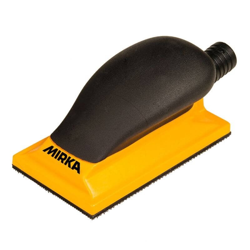 Virheet korjaava hiomakivi, johon itsestään kiinnittyvä hiomalaikka kiinnitetään Mirka 8391400111; 70x125 mm