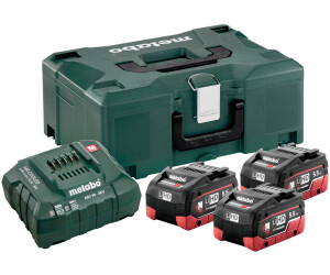 Tarvikesarja Metabo Basic-Set 685069000; 18 V; 3 x 5.5 Ah LIHD + pakrovėjas ASC 30-36 V