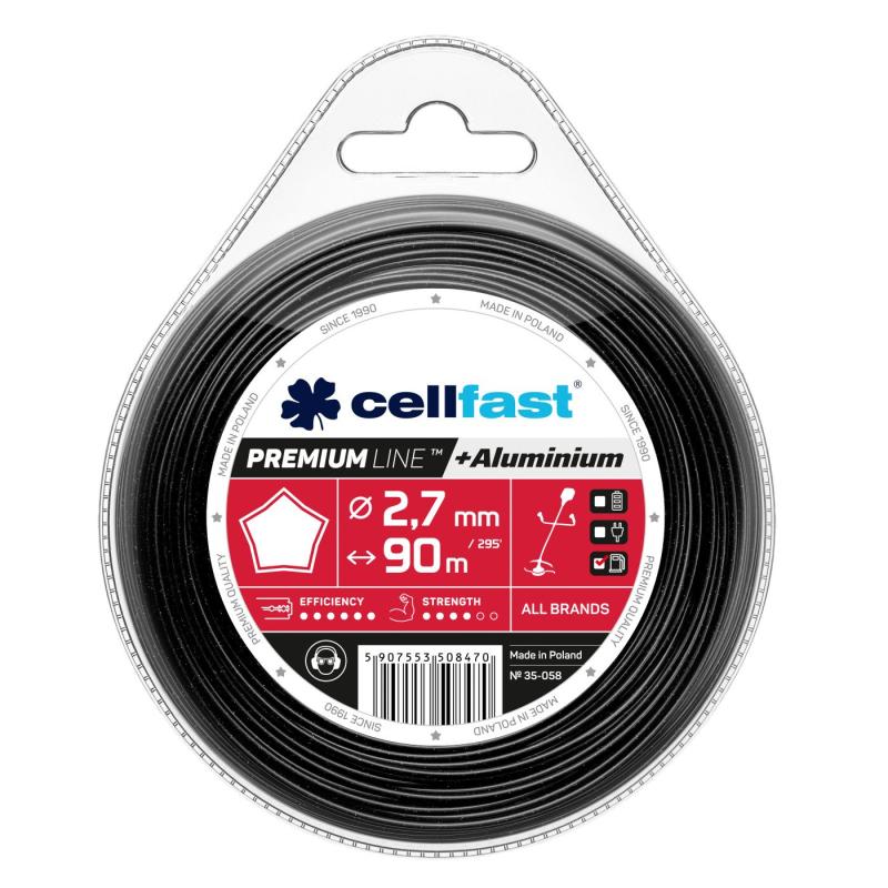 Leikkuulanka Cellfast PREMIUM 35-058; 90 m; 2,7 mm
