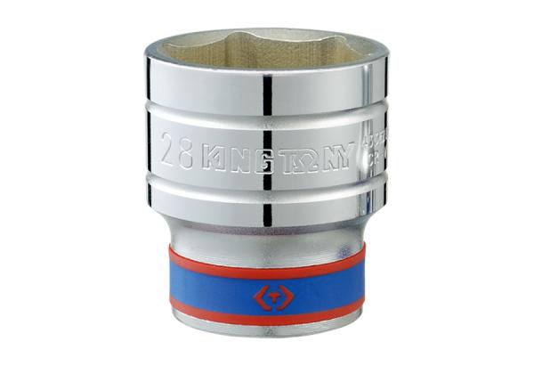 Kuusiohylsy King Tony 433507MR; 1/2''; 7x38 mm
