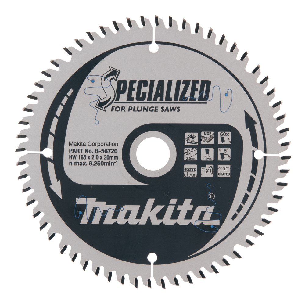Katkaisulaikka Makita B-56720; 165x20 mm