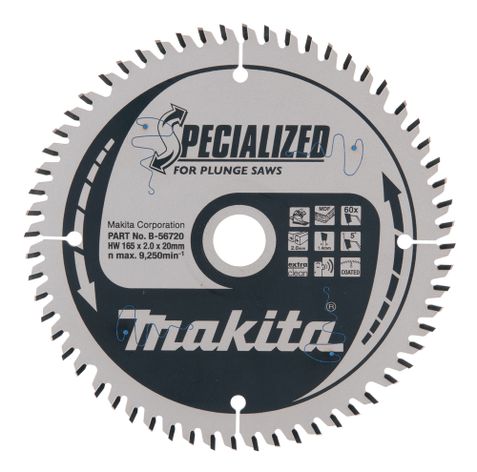 Katkaisulaikka Makita B-56720; 165x20 mm