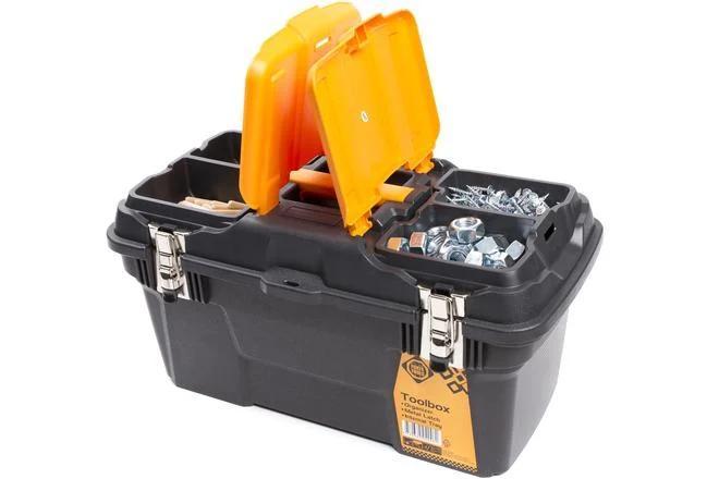 Laatikko työkaluille Forte Tools MG-19; 49,4x26,3x25 cm