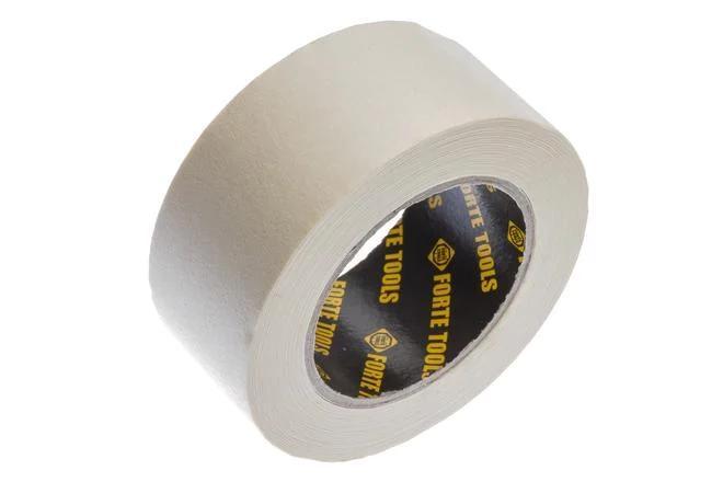 Maalarinteippi (suojaukseen) Forte Tools 000051171161; 50 m; 50 mm