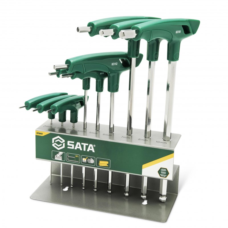 Ruuvimeisselisetti Sata ST09117; HEX; 9 kpl.