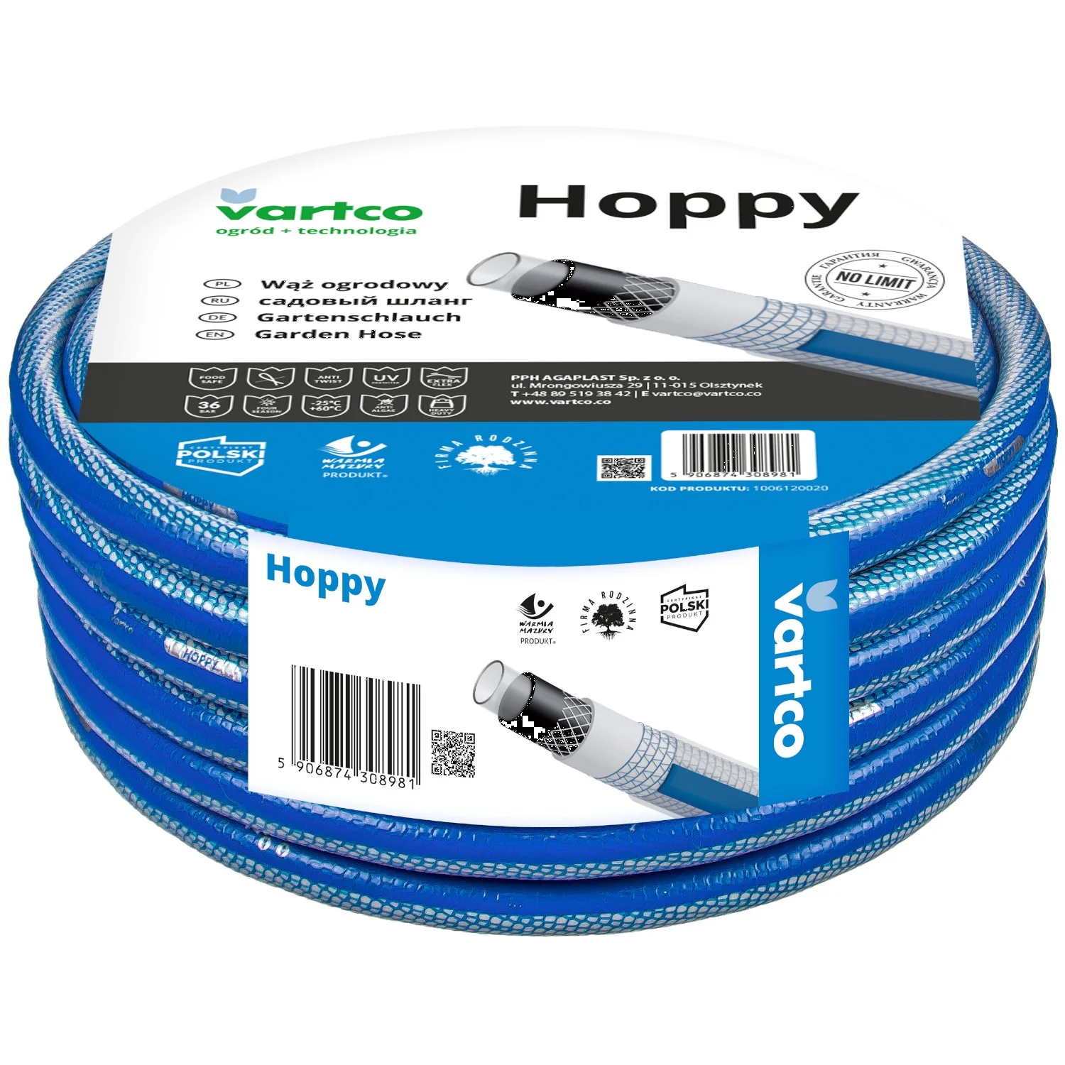 Kasteluletku Vartco Hoppy; 1/2''; 30 m