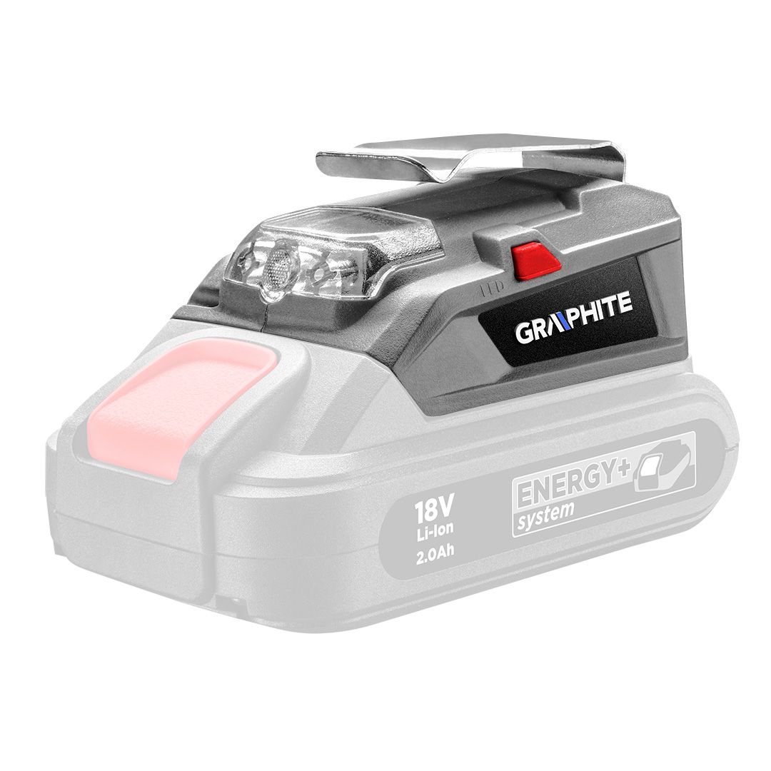 Akkuvalaisin Graphite 58G025; 18 V (ilman akkua ja laturia)