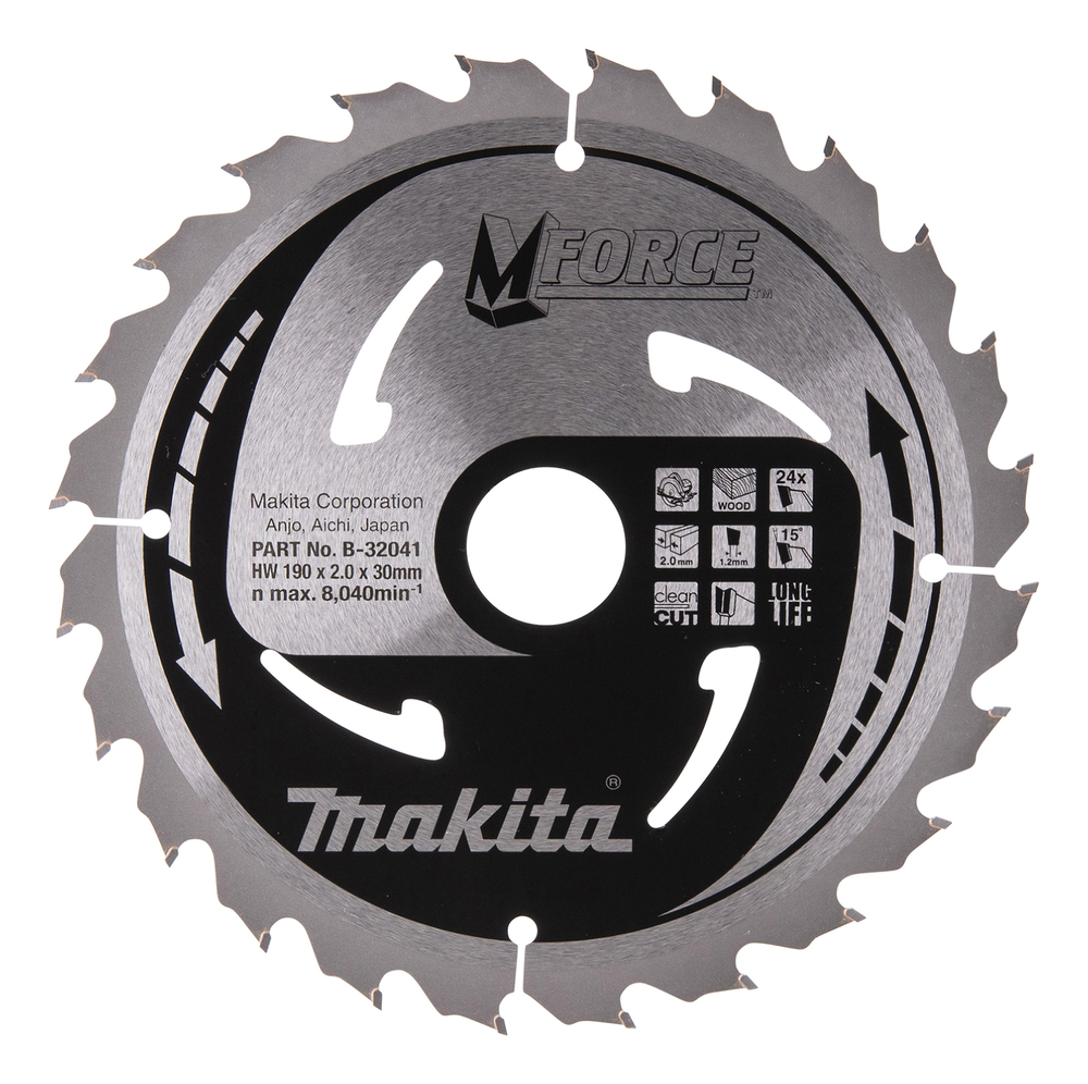 Katkaisuterä puulle Makita B-32041; 190 mm