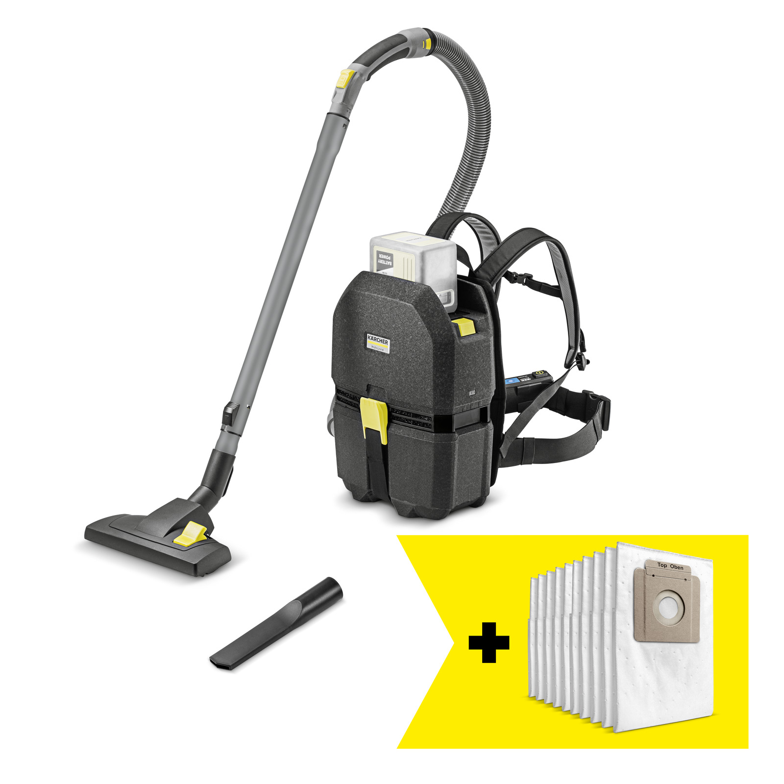Pölynimuri Karcher 1.394-309.0; BVL 3/1 Bp Go!Further; 36 V (ilman akkua ja laturia)