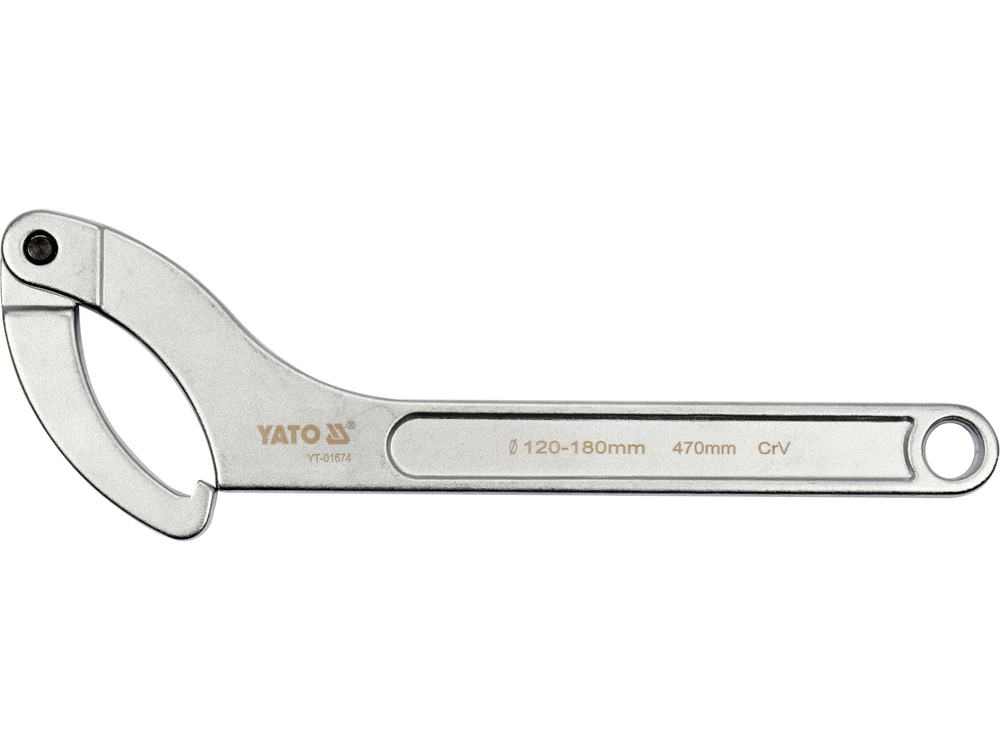 Jakoavain  Yato YT-01674; 120-180 mm; 470 mm