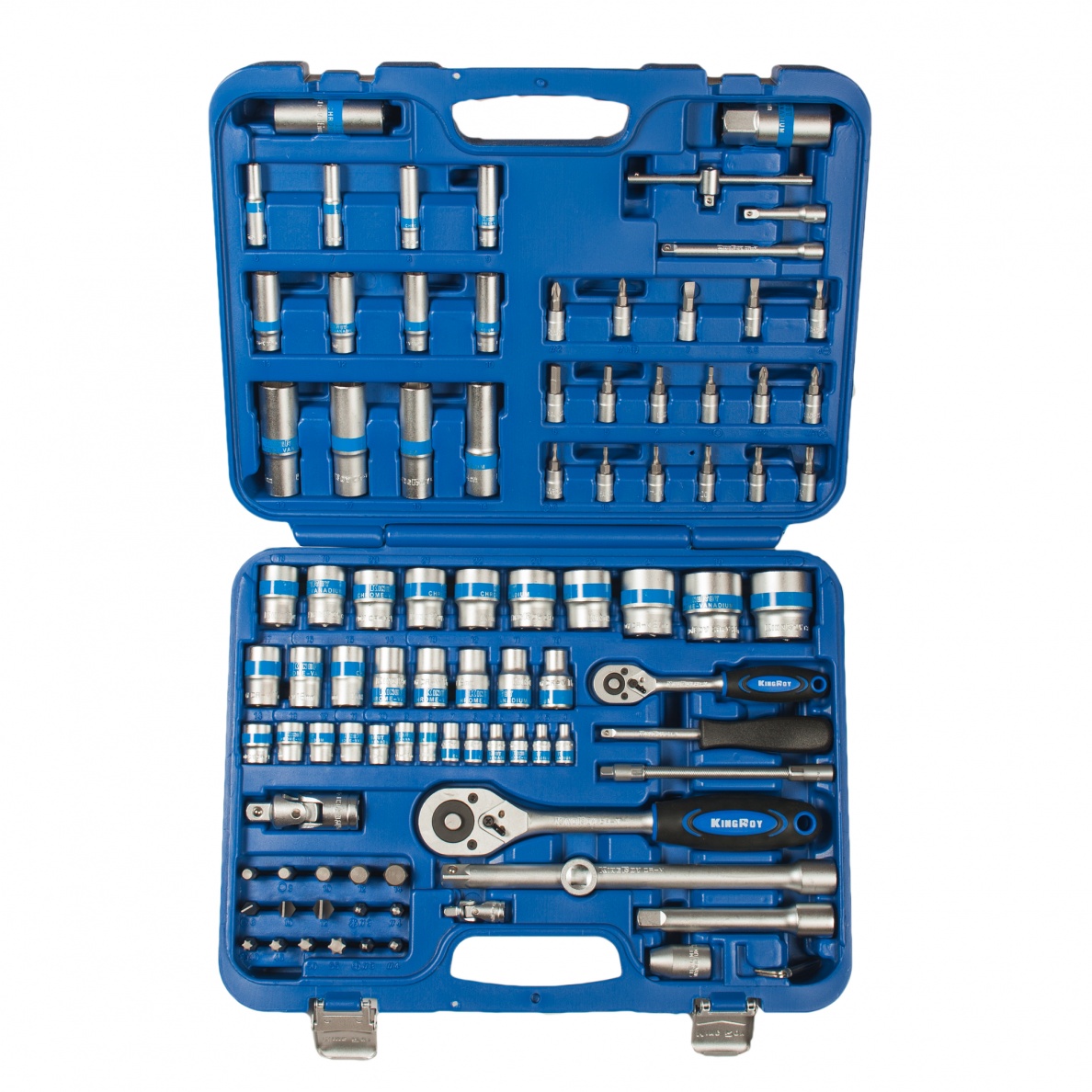 Hylsysarja  KingRoy KR094MDA; 1/4'' + 1/2''; 94 kpl.