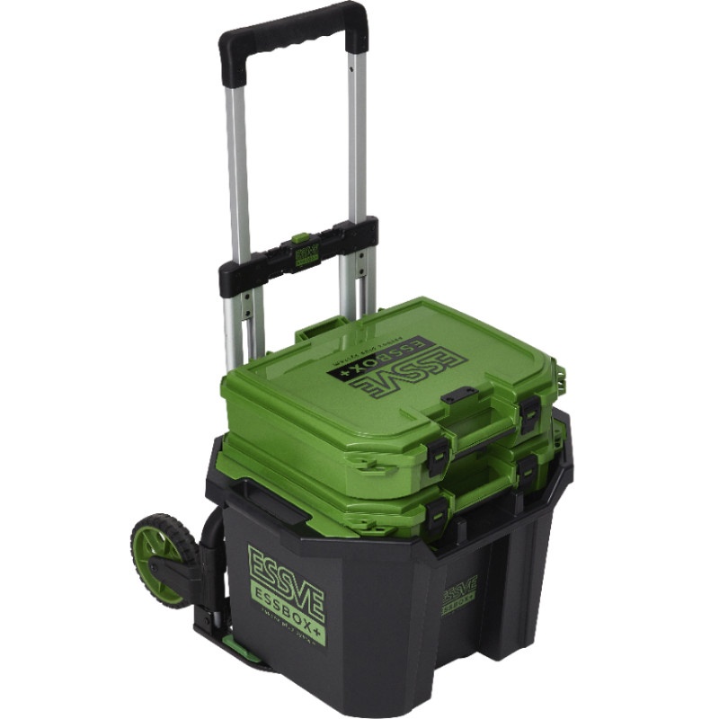 Kokoontaittuvat nokkakärryt Essve ESSBOX+ TROLLEY; 125 kg; 50 kg