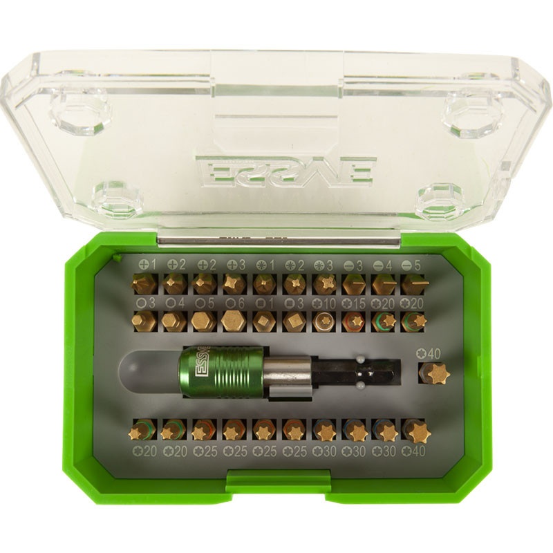 Minikoon mac-tarvikesarjat Essve BITS KIT XTR; 25 mm; 32 kpl.