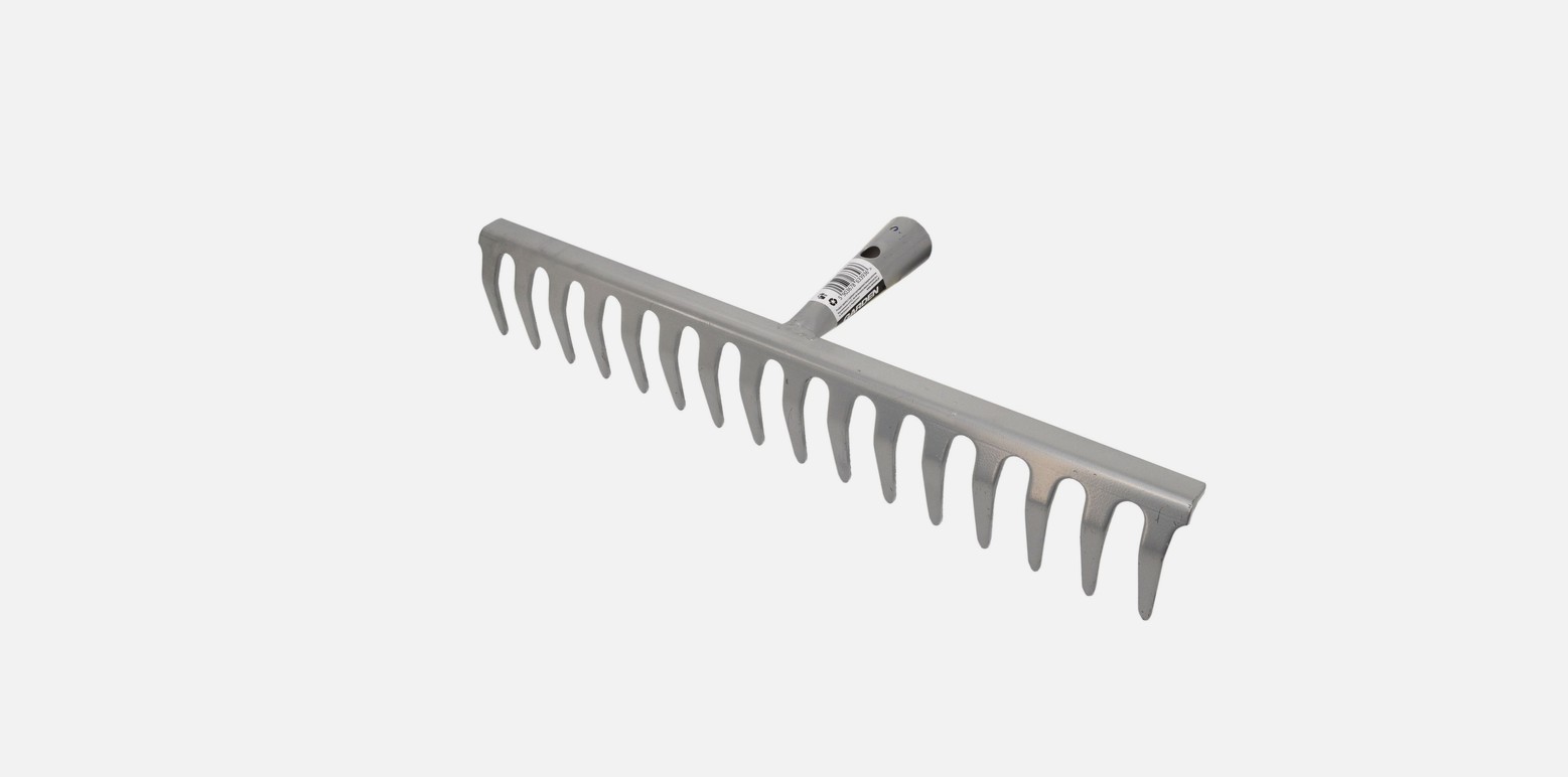 Rake ilman kahvaa AWTools AW64203; 443x73x130 mm; 3,5 mm; 590 g