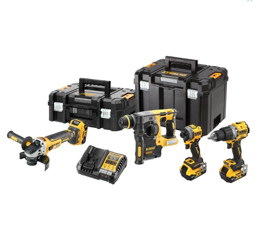 Akkukonesarja DeWalt DCK429P3T-QW; 18 V; 3x5,0 Ah akku