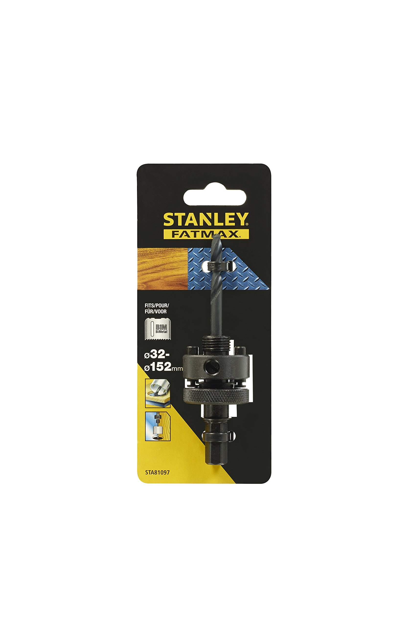 Kuusiokolo adapteri porakruunulle Stanley STA81097-XJ; 32-152 mm
