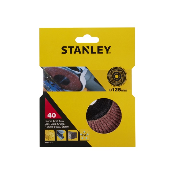 Liuskalaikka  Stanley STA32121-XJ; 125 mm; 22,23 mm; P40