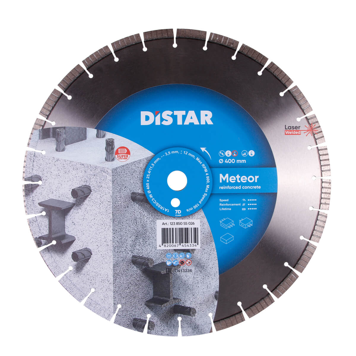 Timanttikatkaisulaikka DISTAR Meteor; 400x25,4 mm