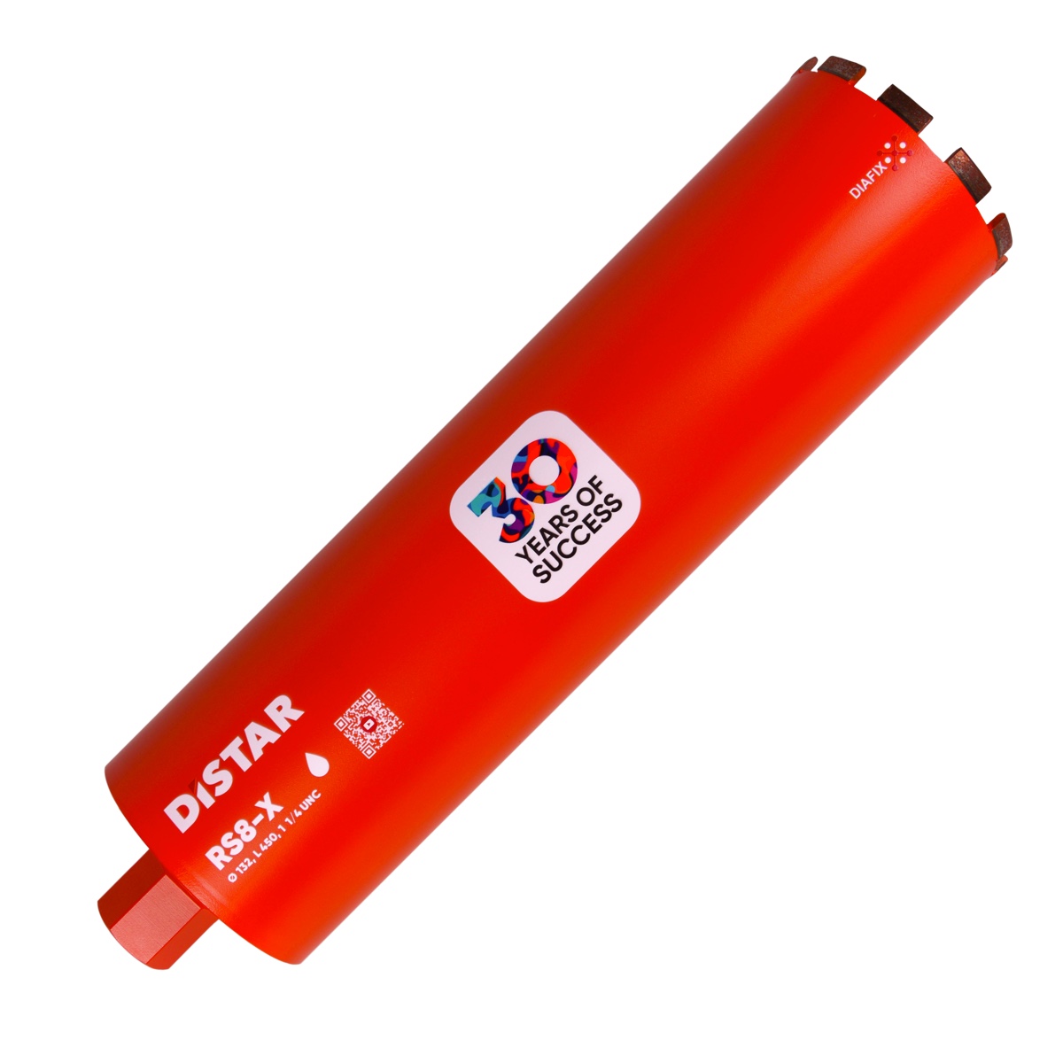 Timanttimärkäporakruunu DISTAR RS8-X; 132 mm; 450 mm; 1 1/4'' UNC