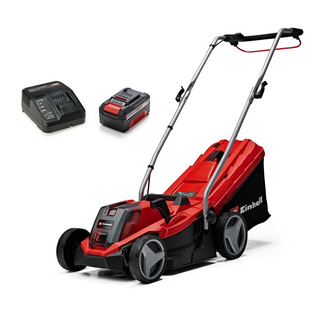 Akkukäyttöinen ruohonleikkuri Einhell GE-CM 18/33 Li; 18 V; 33 cm; 1x4,0 Ah akku