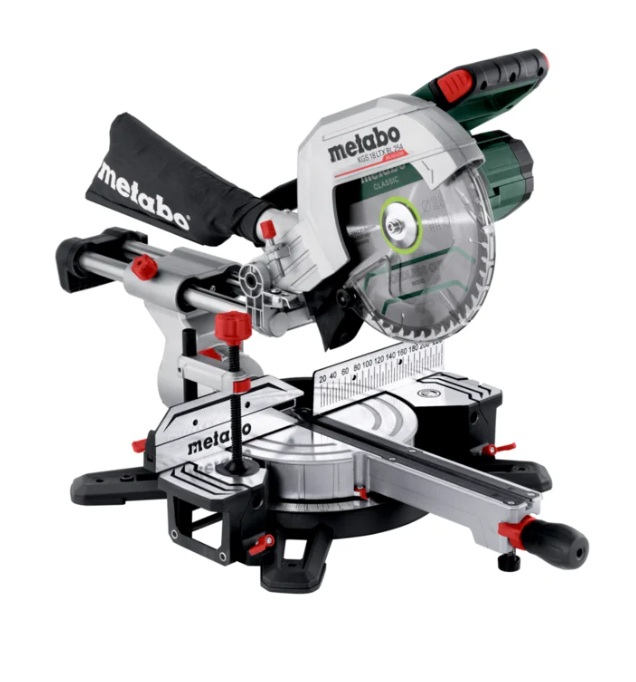Akkukatkaisu- ja jiirisaha Metabo KGS 18 LTX BL 254; 18 V; 2x5,2 Ah akku