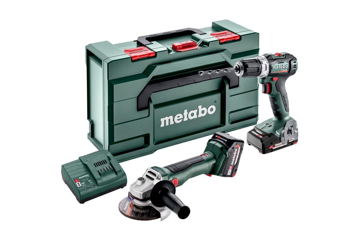 Työkalusarja  Metabo Combo 18V 2.6.5; 18 V; 1x2,0 Ah; 1x4,0 Ah akku