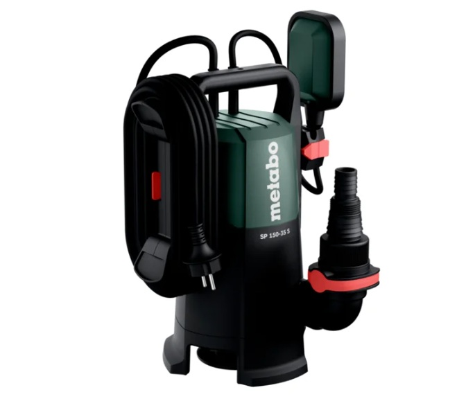 Likaveden tyhjennyspumppu Metabo SP 150-30 S; 450 W; 7500 l/h; 5 m; 30 mm